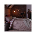 Beige-Cream-Red - Back - Catherine Lansfield Stag Duvet Cover Set