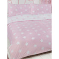 Pink-White - Front - Bedding & Beyond Stars Duvet Cover Set