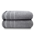 Silver - Front - Rapport Berkley Towel (Pack of 2)