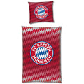 Red-White-Blue - Front - FC Bayern Munich Cotton Crest Duvet Cover Set