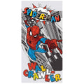 Red-Blue-Grey - Front - Spider-Man Pop Art Cotton Beach Towel