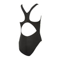 BLACK-YELLOW - Back - Aqua Sphere Girls Cabana Swimming Costume - Swimsuit
