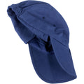 Navy Blue - Side - Result Unisex Headwear Folding Legionnaire Hat - Cap