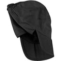 Black - Side - Result Unisex Headwear Folding Legionnaire Hat - Cap