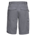 Convoy Grey - Back - Russell Workwear Twill Shorts