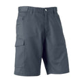 Convoy Grey - Side - Russell Workwear Twill Shorts