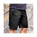 Black - Back - Russell Workwear Twill Shorts