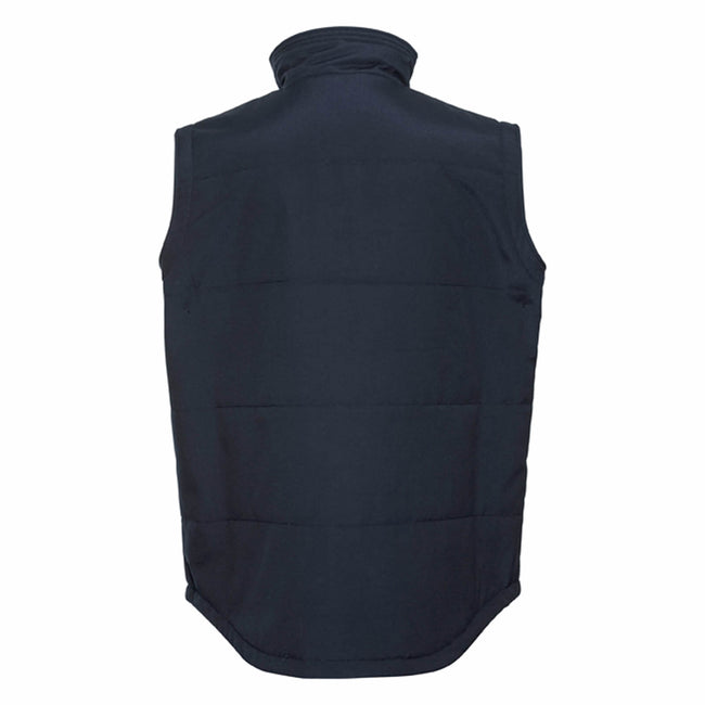 French Navy - Back - Russell Mens Workwear Gilet Jacket