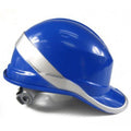 Blue - Front - Venitex Hi-Vis Baseball PPE Safety Helmet