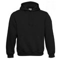 Black - Front - B&C Mens Hooded Sweatshirt - Hoodie