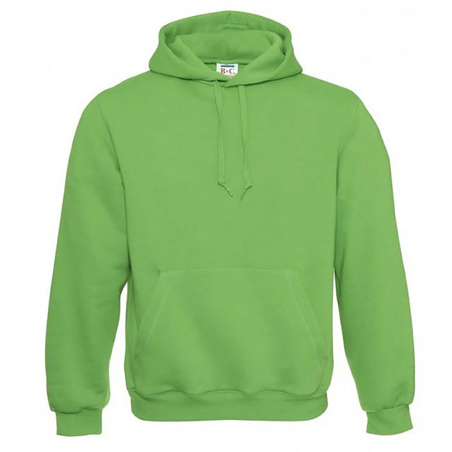 Real Green - Front - B&C Mens Hooded Sweatshirt - Hoodie