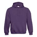 Urban Purple - Front - B&C Mens Hooded Sweatshirt - Hoodie