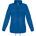 Royal Blue - Front - B&C Womens-Ladies Sirocco Lightweight Windproof, Showerproof & Water Repellent Jacket