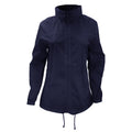 Navy Blue - Side - B&C Womens-Ladies Sirocco Lightweight Windproof, Showerproof & Water Repellent Jacket