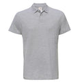 Heather Grey - Front - B&C ID.001 Mens Short Sleeve Polo Shirt