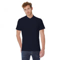 Navy Blue - Back - B&C ID.001 Mens Short Sleeve Polo Shirt