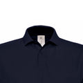 Navy Blue - Side - B&C ID.001 Mens Short Sleeve Polo Shirt