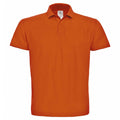Orange - Front - B&C ID.001 Mens Short Sleeve Polo Shirt