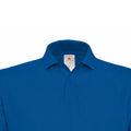 Royal - Side - B&C ID.001 Mens Short Sleeve Polo Shirt