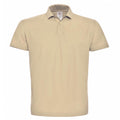 Sand - Front - B&C ID.001 Mens Short Sleeve Polo Shirt
