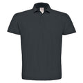 Anthracite - Front - B&C ID.001 Mens Short Sleeve Polo Shirt