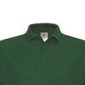Bottle Green - Side - B&C ID.001 Mens Short Sleeve Polo Shirt