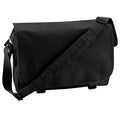 Black - Front - Bagbase Adjustable Messenger Bag (11 Litres)