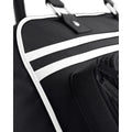 Black-White - Back - Bagbase Retro Bowling Bag (23 Litres)