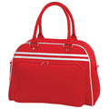 Classic Red-White - Front - Bagbase Retro Bowling Bag (23 Litres)