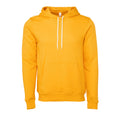 Gold - Front - Bella + Canvas Unisex Pullover Polycotton Fleece Hooded Sweatshirt - Hoodie