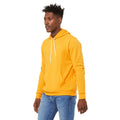 Gold - Back - Bella + Canvas Unisex Pullover Polycotton Fleece Hooded Sweatshirt - Hoodie