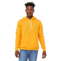 Gold - Side - Bella + Canvas Unisex Pullover Polycotton Fleece Hooded Sweatshirt - Hoodie