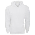 White - Front - Bella + Canvas Unisex Pullover Polycotton Fleece Hooded Sweatshirt - Hoodie