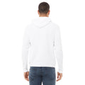 White - Lifestyle - Bella + Canvas Unisex Pullover Polycotton Fleece Hooded Sweatshirt - Hoodie