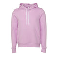 Lilac - Front - Bella + Canvas Unisex Pullover Polycotton Fleece Hooded Sweatshirt - Hoodie