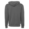 Asphalt - Back - Canvas Unixex Zip-up Polycotton Fleece Hooded Sweatshirt - Hoodie