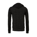 DTG Black - Back - Canvas Unixex Zip-up Polycotton Fleece Hooded Sweatshirt - Hoodie