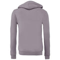 Storm Grey - Back - Canvas Unixex Zip-up Polycotton Fleece Hooded Sweatshirt - Hoodie