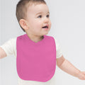 Bubble Gum Pink - Back - Babybugs Baby Bib - Baby And Toddlerwear