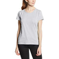 Heather Grey - Back - Fruit Of The Loom Ladies-Womens Lady-Fit Valueweight Short Sleeve T-Shirt