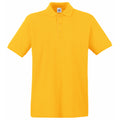 Sunflower - Front - Fruit Of The Loom Premium Mens Short Sleeve Polo Shirt