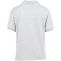 White - Lifestyle - Gildan DryBlend Childrens Unisex Jersey Polo Shirt