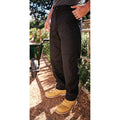 Black - Back - Regatta Mens New Lined Action Trousers (Reg) - Pants