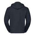 French Navy - Back - Russell Mens Authentic Full Zip Hooded Sweatshirt - Hoodie