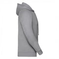 Light Oxford - Side - Russell Mens Authentic Full Zip Hooded Sweatshirt - Hoodie