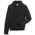 Black - Lifestyle - Russell Mens Authentic Full Zip Hooded Sweatshirt - Hoodie