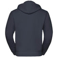 Convoy Grey - Back - Russell Mens Authentic Full Zip Hooded Sweatshirt - Hoodie