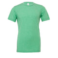 Green Triblend - Front - Canvas Triblend Crew Neck T-Shirt - Mens Short Sleeve T-Shirt