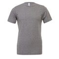 Grey Heather - Front - Canvas Triblend Crew Neck T-Shirt - Mens Short Sleeve T-Shirt