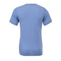 Blue Triblend - Back - Canvas Triblend Crew Neck T-Shirt - Mens Short Sleeve T-Shirt